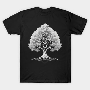 outline art tree T-Shirt